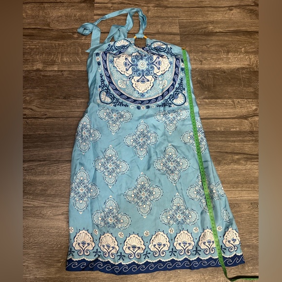 Vineyard Vines Blue and White Silk Dress - Picture 6 of 10